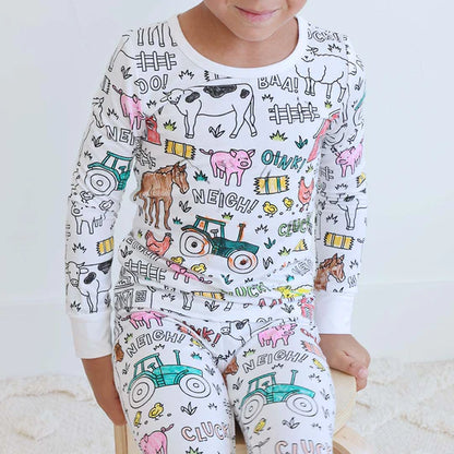 Color Me Pajama Set